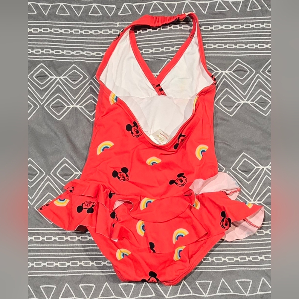 Hanna Andersson Mickey Mouse One Piece Bathing Suit Size 3T - Picture 6 of 6